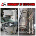 Tornillo y barril del calentador de caja de cambios para máquina extrusora de PVC